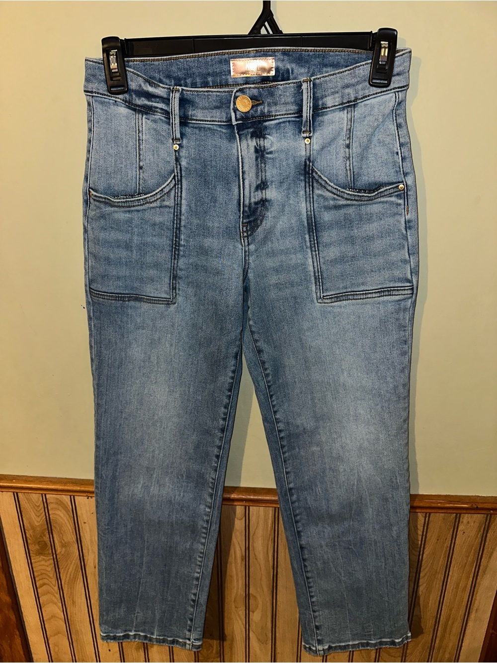 Kut from the Kloth Light Blue Ankle Straight Jeans